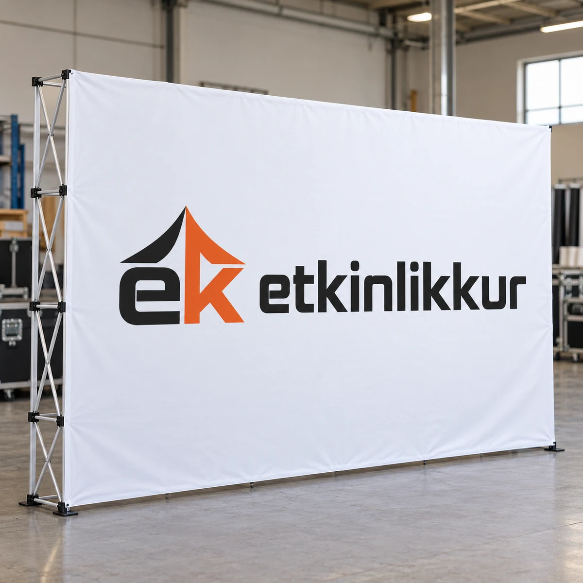450×225 Örümcek Stand Baskılı